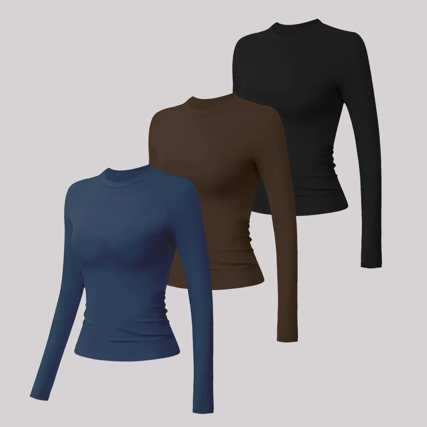 Timeoff 5-Piece Solid Sports Tee Set round Neck Slim Stretchy Ideal for Yoga Gym Workouts Women'S Athletic Wear Sporty Style Clothes Gym Shirts Workout Tops Oversized Gym Shirts Fitness Outfit,Summerwins