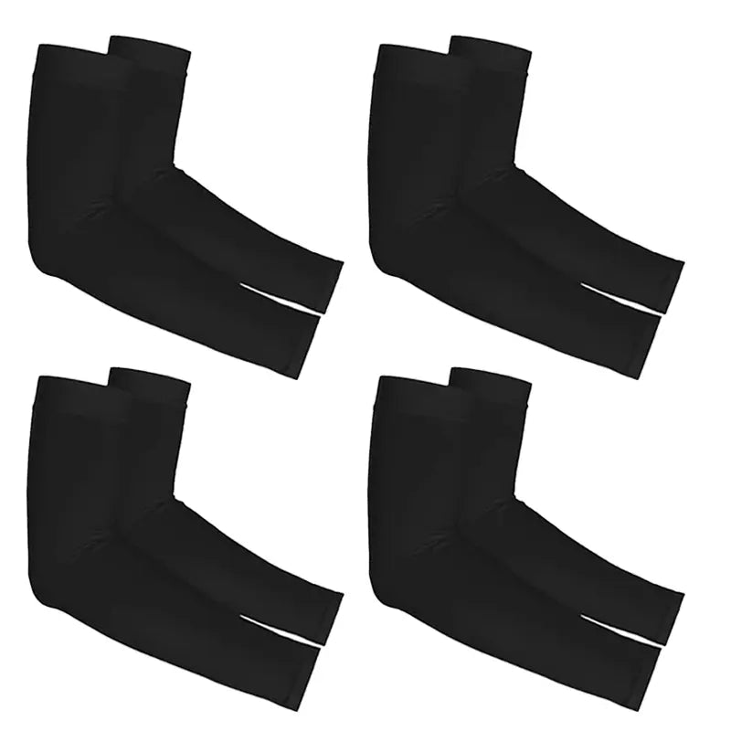 2 Pairs UV Protection Cooling Arm Sleeves for Men & Women UPF 50 Cooling Sports Sleeve Compression Sun Sleeves for Men Women Youth, Tattoo Cover Up
