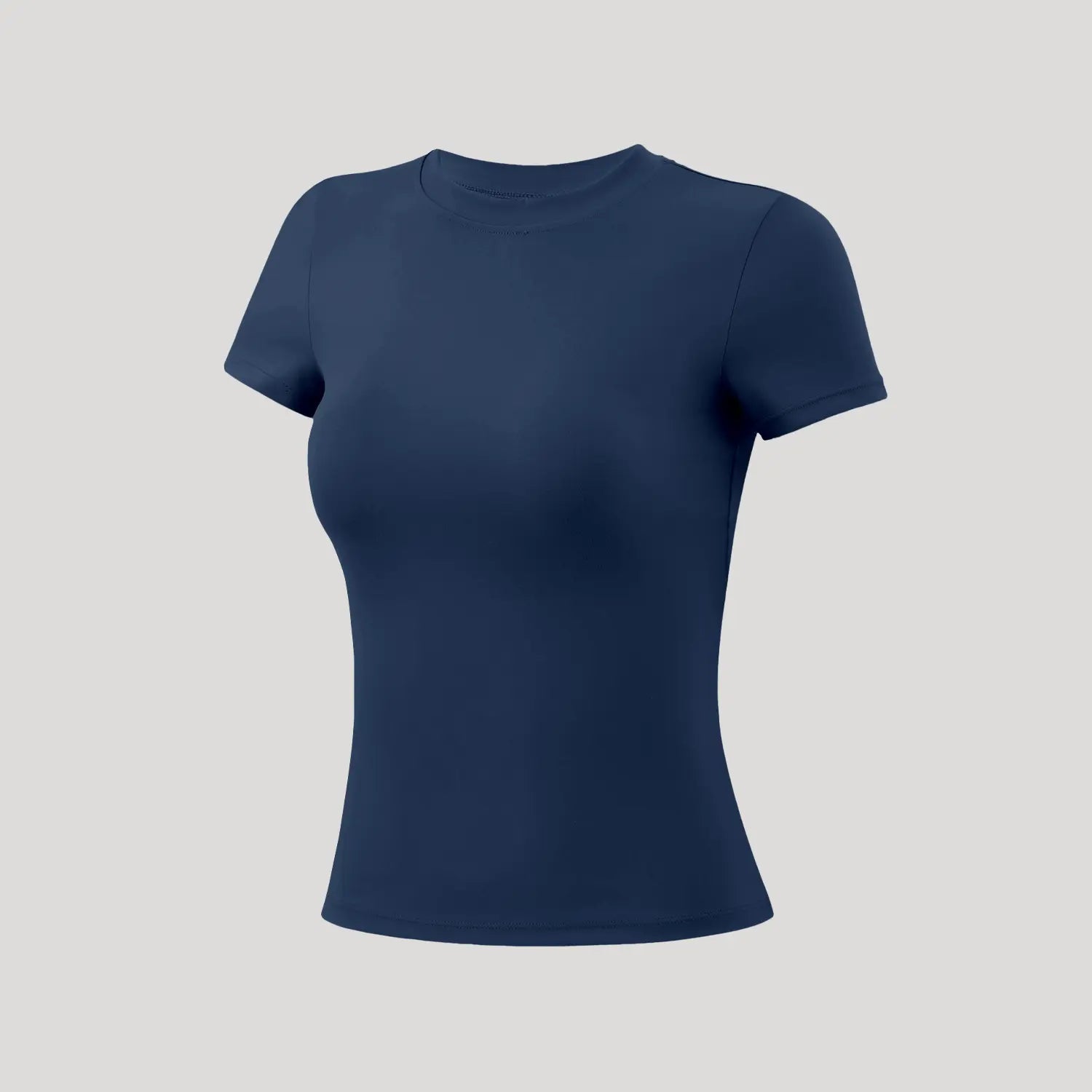 Timeoff 5-Piece Solid Sports Tee Set round Neck Slim Stretchy Ideal for Yoga Gym Workouts Women'S Athletic Wear Sporty Style Clothes Gym Shirts Workout Tops Oversized Gym Shirts Fitness Outfit,Summerwins