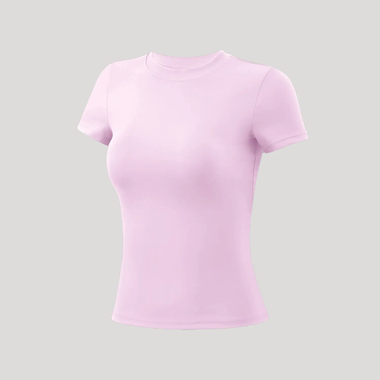 Timeoff 5-Piece Solid Sports Tee Set round Neck Slim Stretchy Ideal for Yoga Gym Workouts Women'S Athletic Wear Sporty Style Clothes Gym Shirts Workout Tops Oversized Gym Shirts Fitness Outfit,Summerwins