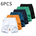 Men’S Athletic Shorts Set,Beach Vacationoutfit Multi-Pack Available in Various Colors Including Gray and Black, Featuring Zippered Pockets That Combine Comfort and Style.,Summerwins