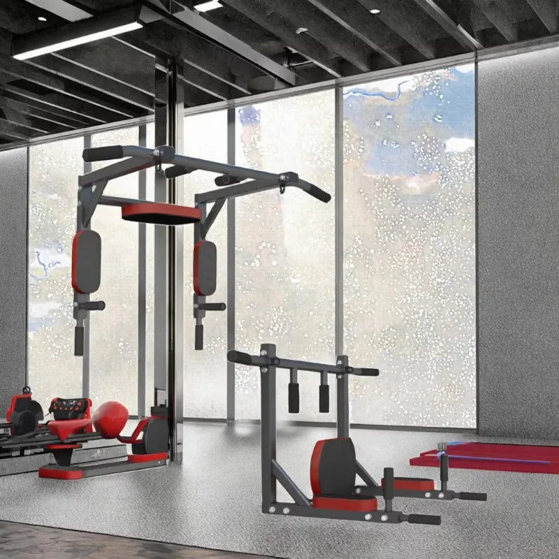Multi-Functional Home Indoor Wall-Mounted Pull-Up Bar, Single Unit in Black, Wall-Mounted Pull-Up Exercise Equipment