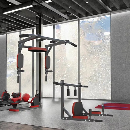 Multi-Functional Home Indoor Wall-Mounted Pull-Up Bar, Single Unit in Black, Wall-Mounted Pull-Up Exercise Equipment