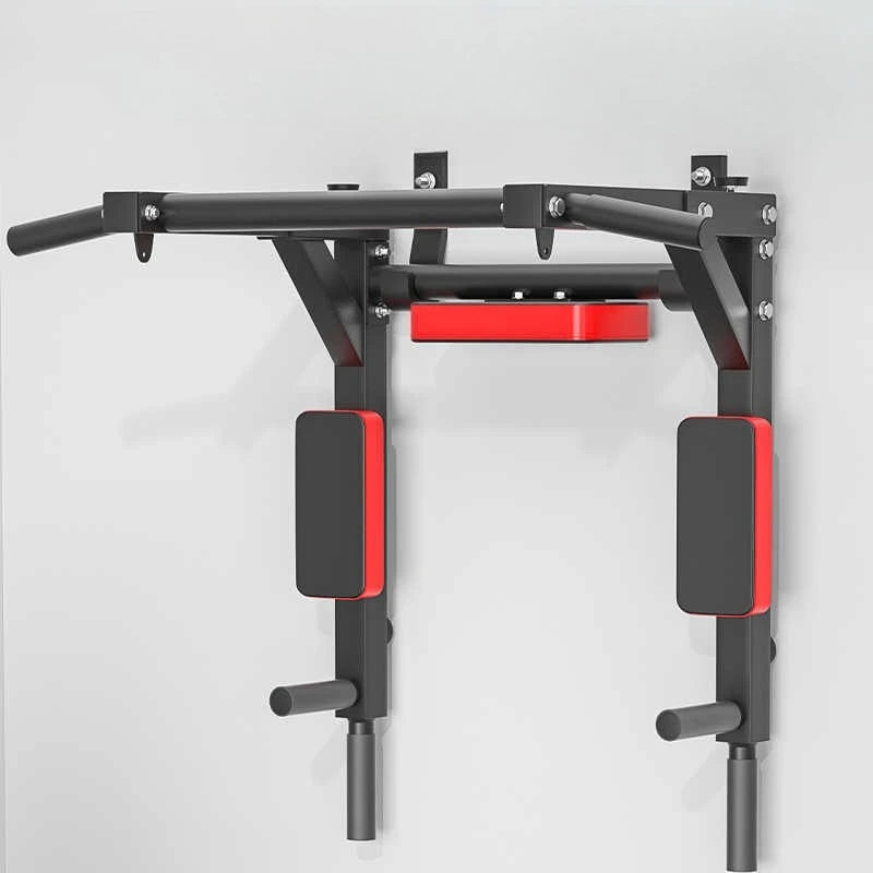 Multi-Functional Home Indoor Wall-Mounted Pull-Up Bar, Single Unit in Black, Wall-Mounted Pull-Up Exercise Equipment