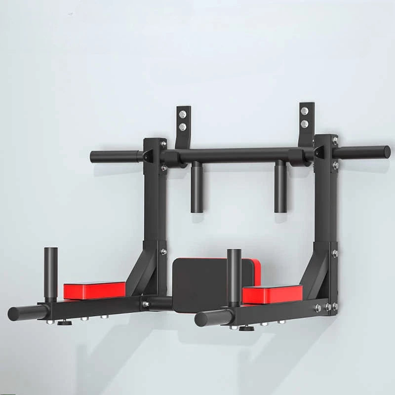 Multi-Functional Home Indoor Wall-Mounted Pull-Up Bar, Single Unit in Black, Wall-Mounted Pull-Up Exercise Equipment