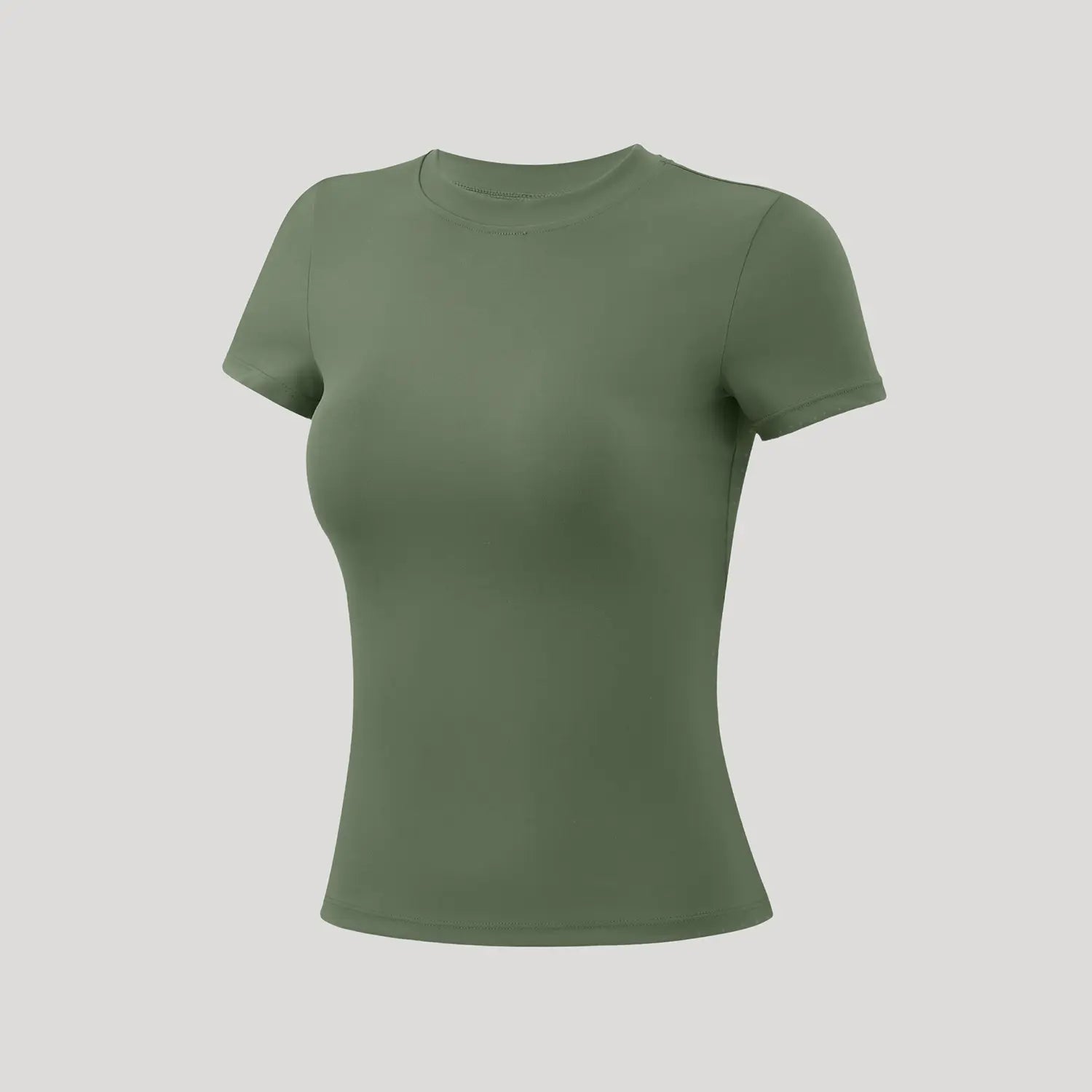 Timeoff 5-Piece Solid Sports Tee Set round Neck Slim Stretchy Ideal for Yoga Gym Workouts Women'S Athletic Wear Sporty Style Clothes Gym Shirts Workout Tops Oversized Gym Shirts Fitness Outfit,Summerwins